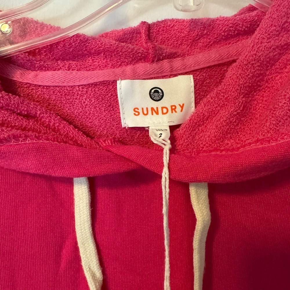 Sundry basic pink hoodie - Picture 4 of 6